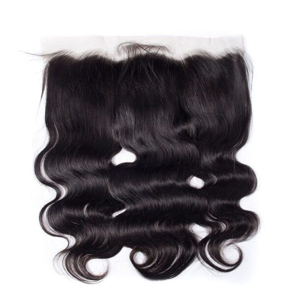 Paquets de cheveux vierges avec boucles en vague et une lace 13*4