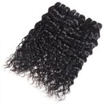 Paquets de cheveux crus bouclés avec une lace 13*4