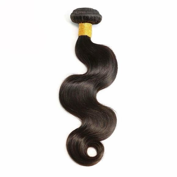 Paquets de cheveux vierges avec boucles en vague