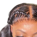 Perruques Cheveux crus lisses et droits  avec une lace 13*4 HD