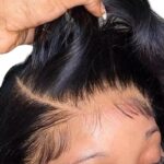 Perruques Cheveux Humains vierges avec boucles en vague et une  lace 13*4HD