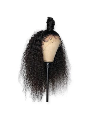 Perruques Cheveux Humains vierges bouclés  avec lace 13*4HD