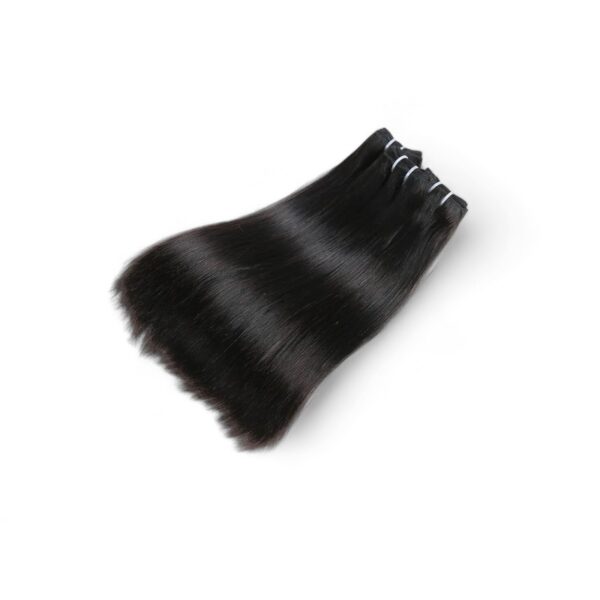 Paquets de cheveux crus lisses et droits