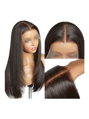 Perruques Cheveux crus lisses et droits  avec une lace 13*4 HD