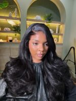 Clarisse wig 22 pouces 200 densité 13*6 hd