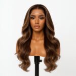 Miel
24 pouces Virgin Hair 200% densité 
Lace 7*7 HD