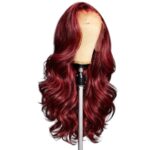 Bella 24 pouces 200 densité , 13*4 lace transparente cheveux vierges Luxe Allignés