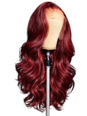 Bella 24 pouces 200 densité , 13*4 lace transparente cheveux vierges Luxe Allignés