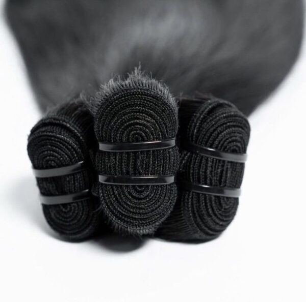 Paquets de cheveux crus boucles en vague