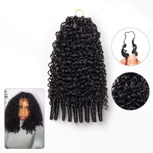 Burmese curl 50 crochet ( 2boules suffisent pour un grand volume)
