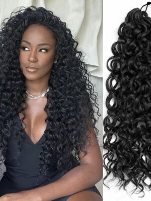 Crochet hair water deep wave