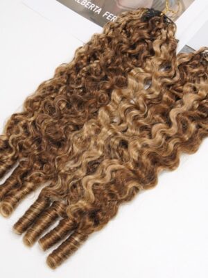 Crochet hair honey blond 50 crochets par paquets